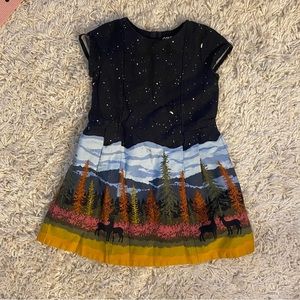 The cutest OshKosh Dress ever- woodland/starry night
